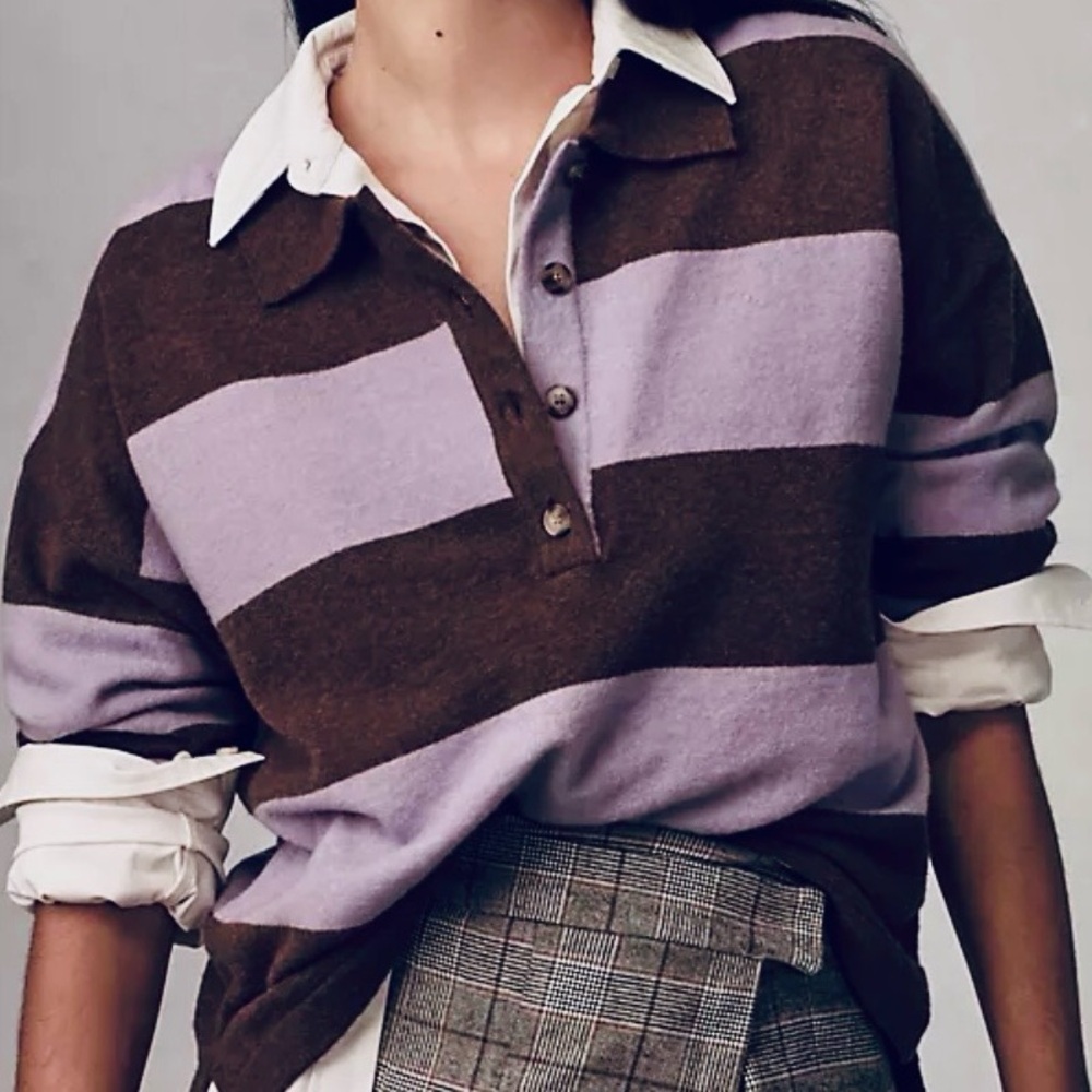 Maeve Anthropologie Rugby Sweater